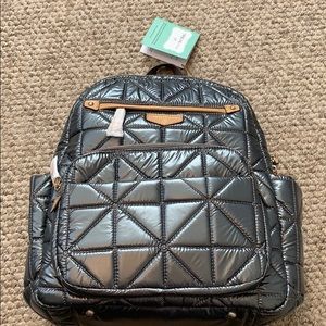 Twelve Little Companion Diaper Backpack in Pewter